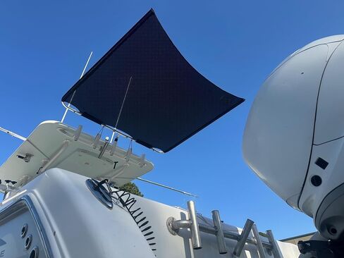6.5 × 5.5 أسود SS100 حامل قضيب واحد ستيرن قارب مركز وحدة التحكم ظل الشمس in Kuwait