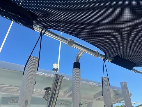 6.5 × 5.5 أسود SS100 حامل قضيب واحد ستيرن قارب مركز وحدة التحكم ظل الشمس in Kuwait
