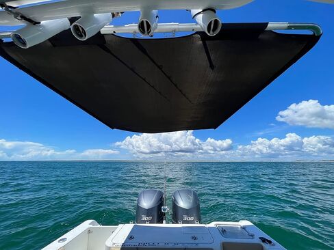 6.5 × 5.5 أسود SS100 حامل قضيب واحد ستيرن قارب مركز وحدة التحكم ظل الشمس in Kuwait