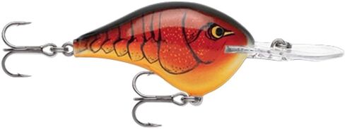Rapala Dives-to Crankbait, Diving Hard Bait Lure, Bass Walleye Fishing Lure, Consistent Depth Control, 2", Classic Craw in Saudi Arabia