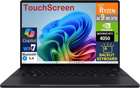ASUS ProArt PX13 AI Gaming 2-in-1 Laptop 13.3" Touchscreen AMOLED 2.8K Display (AMD Ryzen AI 9 HX 370, 32GB LPDDR5X, 2TB M.2 PCIe SSD, Backlit KB, WiFi 7, Webcam, Win 11 Home) w/USB-C Dock in Kuwait