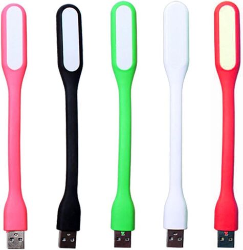 المحمولة USB معقوفة LED مصباح القراءة ليلة صغيرة ضوء القراءة مصباح لبنوك الطاقة استخدام 360 درجة دوران سطح المكتب USB ضوء in Saudi Arabia