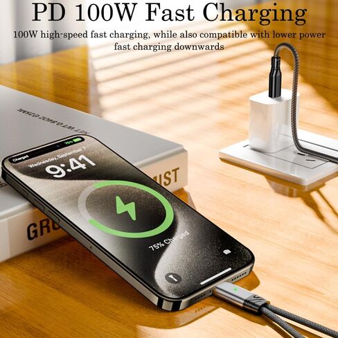 موزع AuviPal USB C، محول سماعة رأس وشاحن USB C مزدوج، كابل دونجل صوت 2 في 1 من النوع C مع شحن PD 100 واط للهواتف الذكية والأجهزة اللوحية وأجهزة الكمبيوتر المحمولة والمزيد - رمادي in Saudi Arabia