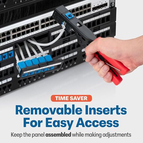حزمة Everest Media Solutions - عنصران: لوحة تصحيح Keystone ذات 24 منفذًا + 50 حزمة من مقابس RJ45 CAT6A Keystone - رمادي in Saudi Arabia