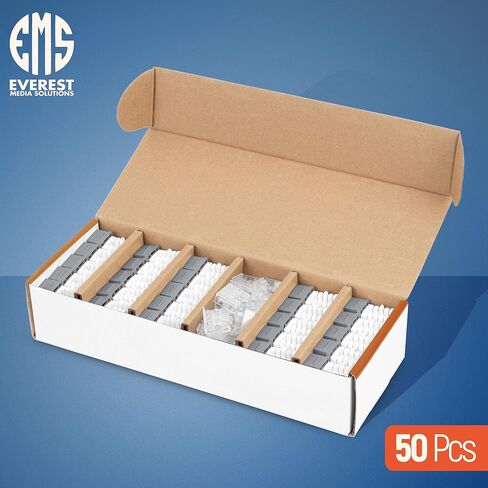 حزمة Everest Media Solutions - عنصران: لوحة تصحيح Keystone ذات 24 منفذًا + 50 حزمة من مقابس RJ45 CAT6A Keystone - رمادي in Saudi Arabia