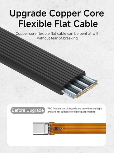 كابل USB4 بطول 0.33 قدم 90 درجة من Hagibis، نقل بيانات 80 جيجابت في الثانية، شاشة فيديو 8K@60 هرتز، كابل USB-C للشحن السريع بزاوية قائمة 240 وات، كابل USB 4 V2.0 لهاتف iPhone 17 16 15 Pro Max، iPad Pro، Thunderbolt 5/4 in Saudi Arabia