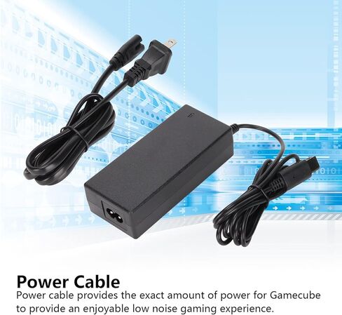 Yoidesu Power Supply for Gamecube Console, AC Power Supply for Gamecube Replacement, Power Adapter Compatible with NGC (US Plug 100‑240V) in Saudi Arabia