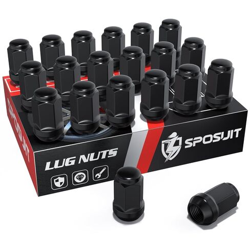 Sposuit M12x1.5 Lug Nuts - Replacement for 2006-2023 Hyundai Elantra, 2018-2024 Kona, 2000-2022 Santa Fe, 2001-2023 Sonata, 2005-2024 Tucson, 2017-2022 Ioniq - Closed End Chrome Lug Nut(20 Pcs) in Saudi Arabia