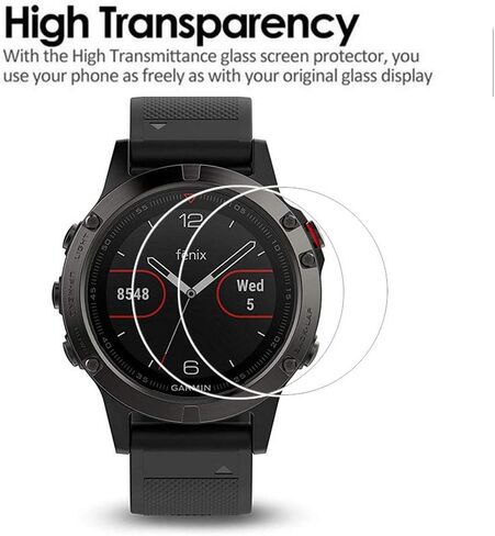 32mm Screen Protector,[3 Pack] 9H Hardness Tempered Glass Screen Protector for Universal Round Watch with Anti-Fingerprint Bubble-Free Crystal Clear (32mm Diameter) in Saudi Arabia