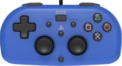 Wired Mini Gamepad for Kids - Playstation 4 Controller - Officially Licensed (Blue) (Renewed) in Saudi Arabia