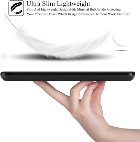 حافظة لجهاز Kindle Paperwhite 2024، جلد PU خفيف الوزن مع حافظة للنوم/الاستيقاظ التلقائي لجهاز Kindle Paperwhite مقاس 7 بوصات (الجيل الثاني عشر، 2024) وإصدار Kindle Colorsoft Signature (وردي القماش) in Kuwait