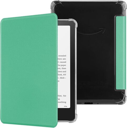 حافظة لجهاز Kindle Paperwhite 2024، جلد PU خفيف الوزن مع حافظة للنوم/الاستيقاظ التلقائي لجهاز Kindle Paperwhite مقاس 7 بوصات (الجيل الثاني عشر، 2024) وإصدار Kindle Colorsoft Signature (وردي القماش) in Kuwait