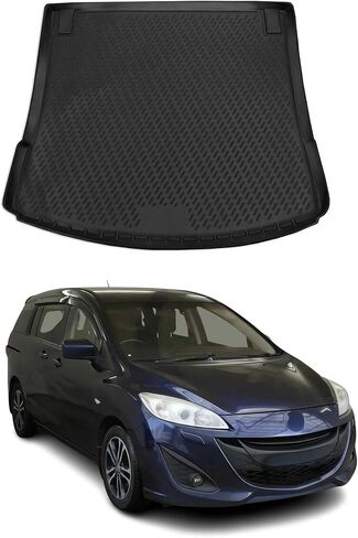 OMAC Floor Mats for Mazda 5 2012-2015 Car Mats All Weather 3D Custom Fit Rubber Mat Waterproof Odorless TPE Floor Liners Laser Measured Non-Slip (Black) in Saudi Arabia