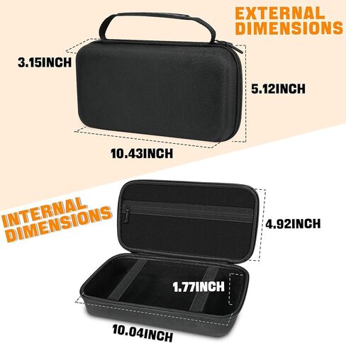 Hard Case for FLIR TG165-X/AMPBANK H128 / TOPDON TC004 Mini/HSFTOOLS F2W - Dedicated Protective Storage for Thermal & Infrared Cameras (Case Only) in Saudi Arabia