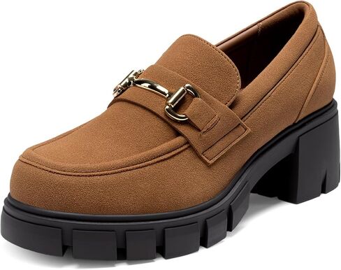 DREAM PAIRS Loafers for Women Platform Chunky Loafers Slip On Casual Shoes in Saudi Arabia