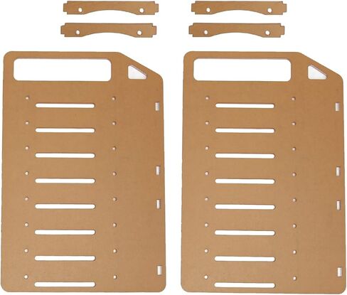 Rengue DIY Hard Drive Bracket, Weather Proof Acrylic Multi Layer HDD Rack with Easy Installation and Fast Heat Dissipation for Desktop Use (8 Layers) in Saudi Arabia