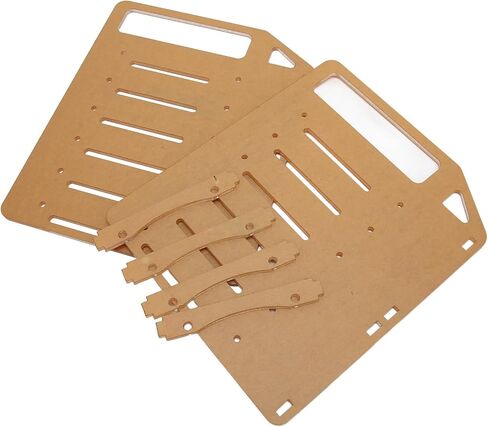 حامل محرك الأقراص الصلبة Rengue DIY، رف HDD متعدد الطبقات من الأكريليك المقاوم للطقس مع سهولة التركيب وتبديد الحرارة السريع لاستخدام سطح المكتب (6 طبقات) in Kuwait