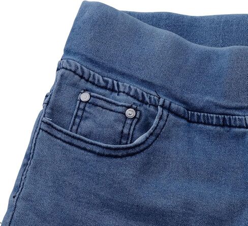 Baggy Sweatpant Jeans Women Wide Leg Pull On Stretchy Relaxed Fit Denim Trousers Casual High Waisted Straight Pants in Saudi Arabia