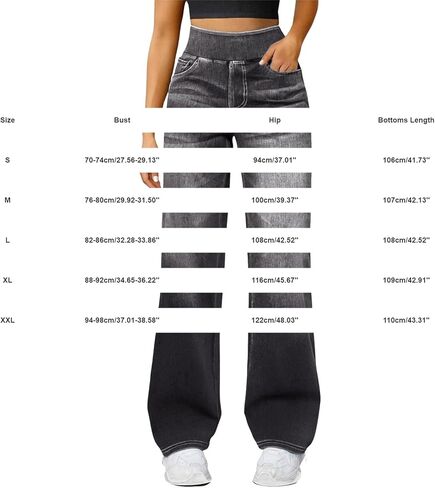 Baggy Sweatpant Jeans Women Wide Leg Pull On Stretchy Relaxed Fit Denim Trousers Casual High Waisted Straight Pants in Saudi Arabia