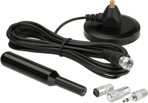 Superbat FM Antenna Replacement for Home Stereo Radio Receiver Indoor for Yamaha Pioneer Onkyo Marantz Sherwood Indoor FM Radio AV Audio Video Bluetooth Home Theater Receiver Tuner in Kuwait