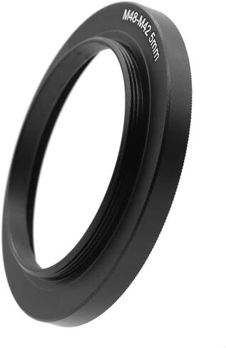 8mm M48 to M42 Telescope Adapter Ring, Aluminum Alloy M48x0.75mm Female to M42x0.75mm Male Converter for Telescope Lens Filter & Astronomy Accessories in Saudi Arabia