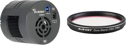 SVBONY SV605CC Cooled Astrophotography Camera, Double Layer Semiconductor Refrigeration, 9MP IMX533 USB3.0 CMOS Astronomy Camera with 2" 7nm Dual-Band Nebula Filter for Deep Sky Astrophotography in Saudi Arabia