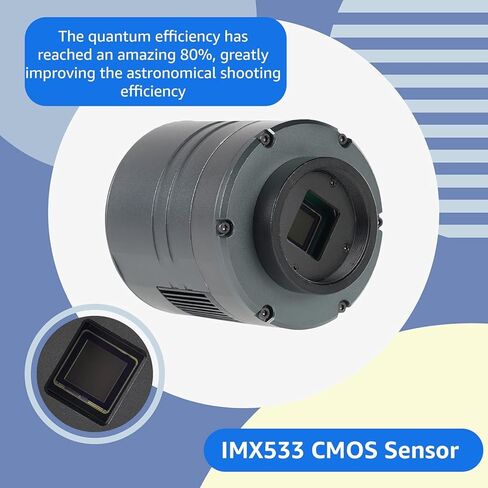 SVBONY SV605CC Cooled Astrophotography Camera, Double Layer Semiconductor Refrigeration, 9MP IMX533 USB3.0 CMOS Astronomy Camera with 2" 7nm Dual-Band Nebula Filter for Deep Sky Astrophotography in Saudi Arabia