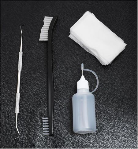 .30 Cal/7.62MM .223 Cal/5.56 Rifle Gun Cleaning Kit with Bore Chamber Brushes Cotton Mops Nylon Brushes Metal Pick Kit Brass Cleaning Rods and Jags in Zippered Case in Saudi Arabia