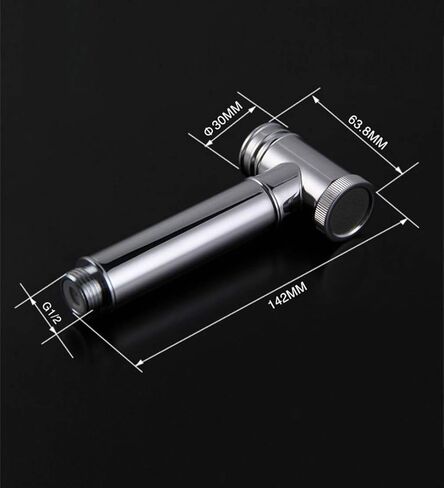 HandSpray kit Compatible with Portable Toilet shattaf Cloth Diaper sprayers Compatible with Optimal Personal Hygiene T-Adapter Valve Hose Holder Chrome Wall Mounted in Kuwait