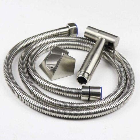 Toilet Sprayer Kit Brass Shower Sprayer Replacement Spray Compatible with Premium Cloth Diaper Sprayer - Stainless Steel pressurized Spray Gun Toiletwash PP Wall Mounted in Kuwait