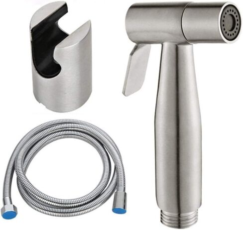 Compatible with Personal Hygiene Toilet Cleaning Pet Bath Cloth Diaper Mop Pool - 304 Stainless SteelHose Shower SetThree Piece Set Wall Mounted in Kuwait