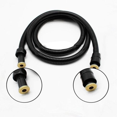 Sprayer Kit Hand Held ShowerTap Spray - Black Stainless SteelThree-Piece Toilet Mate Flusher Spray Gun with Stainless Steel Tube Wall Mounted in Kuwait