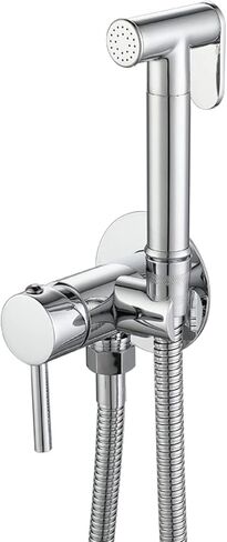 Sprayer for Toilet, Toilet Concealed Hot and ColdSpray Set, Bathroom Handheld Sprayer Kit, Cloth Diaper Sprayer Set, for Toilet Washing, Pets Shower and Feminine Hygiene,Chrome in Kuwait