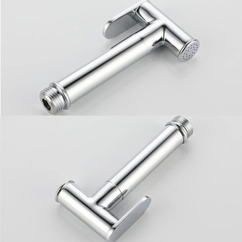 Sprayer for Toilet, Toilet Concealed Hot and ColdSpray Set, Bathroom Handheld Sprayer Kit, Cloth Diaper Sprayer Set, for Toilet Washing, Pets Shower and Feminine Hygiene,Chrome in Kuwait