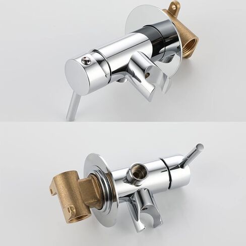 Sprayer for Toilet, Toilet Concealed Hot and ColdSpray Set, Bathroom Handheld Sprayer Kit, Cloth Diaper Sprayer Set, for Toilet Washing, Pets Shower and Feminine Hygiene,Chrome in Kuwait