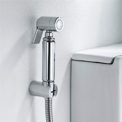 مربع الصحافة جولة فوهة المرحاض فلاشينغ صنبور البخاخ الضغط الكامل ومانع للتسرب مجموعة بخاخ المرحاض المحمولة، باليد القماش حفاضات البخاخ للمرحاض، من السهل أن أنا in Kuwait