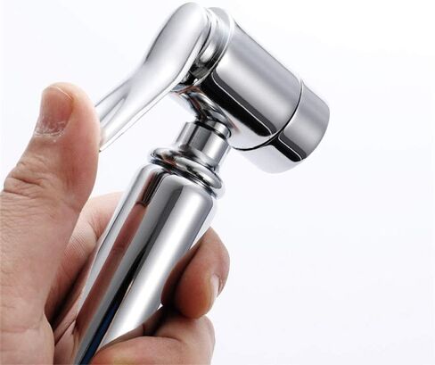 مربع الصحافة جولة فوهة المرحاض فلاشينغ صنبور البخاخ الضغط الكامل ومانع للتسرب مجموعة بخاخ المرحاض المحمولة، باليد القماش حفاضات البخاخ للمرحاض، من السهل أن أنا in Kuwait