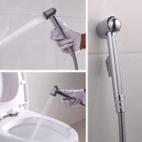 Muslim Shower Cloth Diaper Sprayer Kit Set - ABS Booster Spray Gun Set Wall Mounted in Saudi Arabia