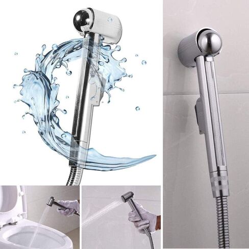 Muslim Shower Cloth Diaper Sprayer Kit Set - ABS Booster Spray Gun Set Wall Mounted in Saudi Arabia