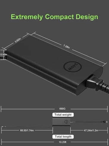 شاحن غان سليم جديد 240 وات متوافق مع Dell G16 G15 G7 G5 Alienware x17 x16 x15 M18x X51 17 15 Precision 7780 7770 7680 7670 7560 3260 3551 كمبيوتر محمول، أداء TB16 TB15 Dock in Kuwait