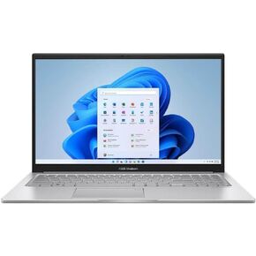 لاب توب ASUS Vivobook 15: شاشة 15.6 بوصة عالية الدقة بالكامل، أحدث جيل Intel Core 5 120U، ذاكرة وصول عشوائي 16 جيجابايت، 512 جيجابايت SSD، Wi-Fi 6، Windows 11 Home، فضي in Kuwait