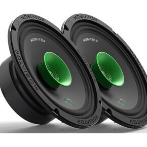 مكبرات صوت MB-M65T 6.5 بوصة ثنائية الاتجاه Pro Audio متوسطة المدى، 360 وات بحد أقصى، 4 أوم، ملف صوتي 1.5 بوصة، مع مكبرات صوت رصاصة مدمجة، سهلة التركيب في السيارات/الشاحنات/الأبواب (زوج) in Kuwait