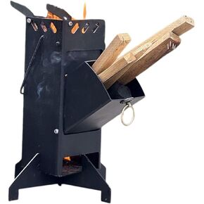 Rocket Stove Wood Burning Stove Portable Wood Stove, Fire Camping Stove for Outdoor Cooking, Camping, Picnic, BBQ, Hunting, Fishing in Kuwait