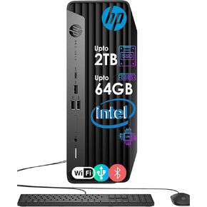 كمبيوتر سطح المكتب HP ProDesk G9 SFF للأعمال | وحدة المعالجة المركزية Intel Intel فائقة السرعة رباعية النواة رقم 13| دعم العرض المزدوج بدقة 4K | 16 جيجابايت رام، 512 جيجابايت SSD| واي فاي | بلوتوث| اتش دي ام اي، يو اس بي، RJ-45| ويندوز 11 برو| ث / لوحة ال in Kuwait