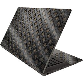 غلاف لامع لامع من MightySkins لجهاز HP Chromebook x360 مقاس 14 بوصة (2020) - جدار أسود | لمسة نهائية لامعة واقية ومتينة شديدة اللمعان | سهلة التطبيق والإزالة وتغيير الأنماط | صنع في الولايات المتحدة الأمريكية in Kuwait
