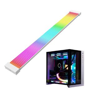 شريط PC ARGB، كابل PC ذو 24 دبوسًا مع محول موصل ملون ومغلف، كابل ATX RGB 24p/3x8-Pin، مكونات داخلية فائقة السطوع وملحقات اللوحة الأم in Kuwait