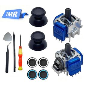 2-Pack TMR Joystick Replacement Kit for DualSense PS5 controller / PS5 Edge Controller, Upgrade Anti-Drift Analog Thumbstick,TMR Analog Thumb Joystick Repair Tool kit in Saudi Arabia