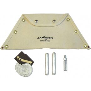 طقم ملحقات وإصلاح من Jameson 11-38-RK لقضيب قناة من الألياف الزجاجية مقاس 1/2 بوصة in Kuwait