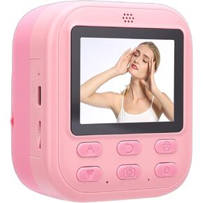 Yunseity Kids Instant Print Camera, 1080P 48MP Photo Video Instant Digital Camera with 8X Digital Zoom, 2.4in HD Screen, Built in Games and MP3, Come with 4 Rolls Printing Paper in Kuwait