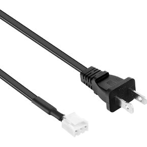 6ft UL 18AWG التيار المتناوب سلك الطاقة الداخلي سلك توصيل للكابل لتوتوشيبا 40L2200U 43L420U 39L2300U 39L4300U مع اتصال بلوحة الطاقة in Kuwait